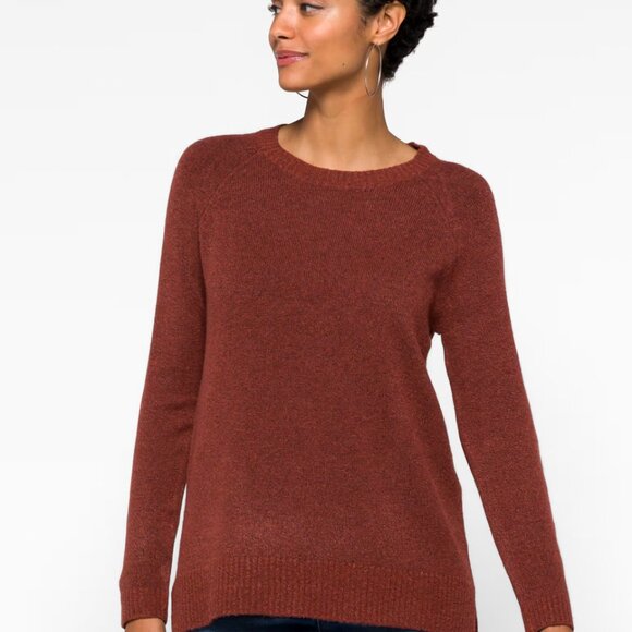 Stitch Fix Market and Spruce Classic Cozy Fall Rust Red Sweater - Picture 1 of 7